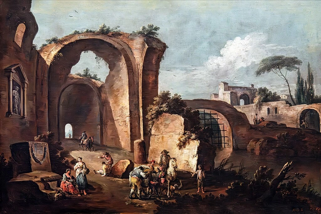 Rovine di un edificio a volta - Gallerie dell'Accademia, Venezia